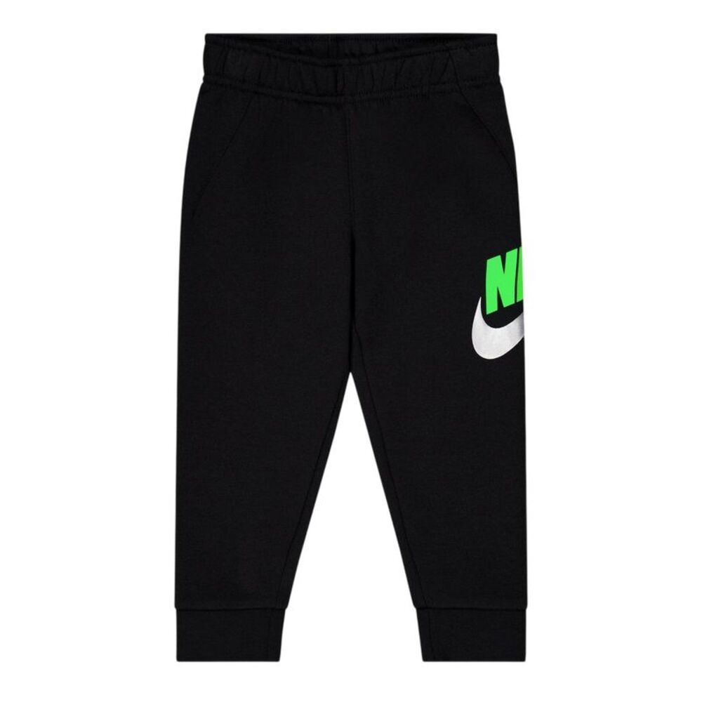 Nike Childrens/Kids Club Joggers / Black/Green